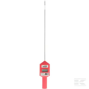 Moisture meter for hay straw and silage