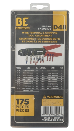 Wire Terminals & Crimper Selection Box