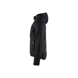 4930 Knitted Jacket - Grey Melange/Black