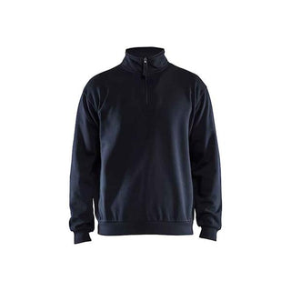 BLAKLADER 3587 Half Zip Sweatshirt , Navy