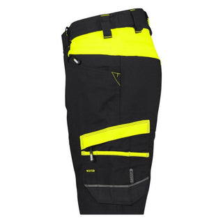 DASSY MANILLA Women's Shorts Black/Fluo Yellow