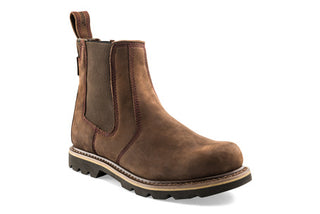 Chocolate Oil Leather Goodyear Welted Non-Safety Dealer Boot