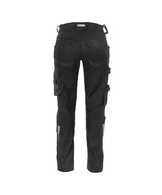 DASSY Dynax Women (201001) Work Trousers with stretch and knee pockets Black