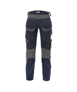 DASSY Dynax Women (201001) Work Trousers with stretch and knee pockets Navy/Grey
