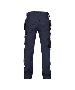 DASSY Matrix (201070) Work trousers with stretch multi-pockets and knee pockets Navy/Grey