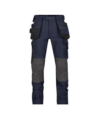 DASSY Matrix (201070) Work trousers with stretch multi-pockets and knee pockets Navy/Grey