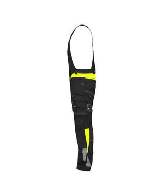 DASSY Ulsan Brace overall with stretch and knee pockets Midnight blue/Fluo yellow