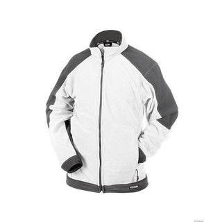 Dassy KAZAN Two-Tone Painter/Decorators Fleece Jacket White/Grey