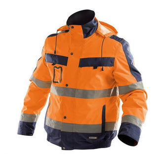 Dassy Lima (500120) High visibility Winter Jacket Orange/Navy