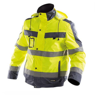 Dassy Lima (500120) High visibility Winter Jacket Yellow/Navy