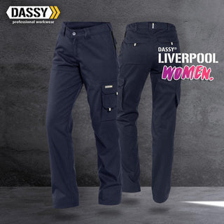 Dassy LIVERPOOL WOMEN Work Trousers Black