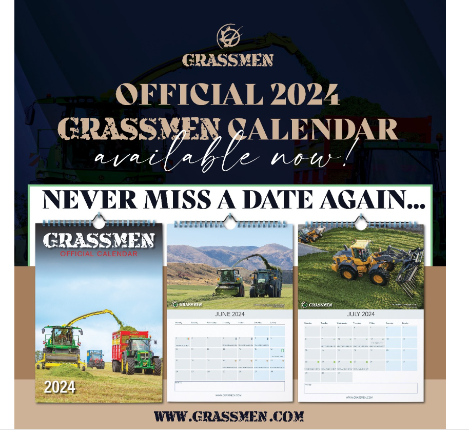 Grassmen 2024 Calender