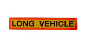 Sign - Long Vehicle (Set Of Two)