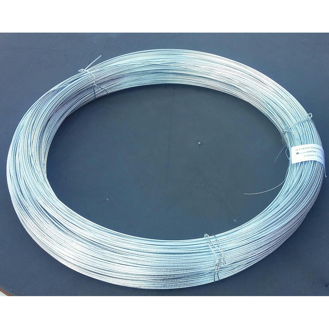 Galvanised Plain Wire 670m Coil 2.5mm