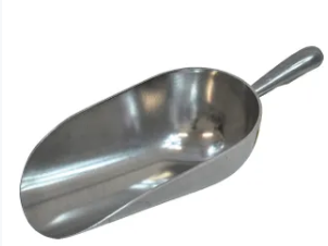 Feed scoop, Aluminium