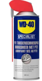 WD 40 PTFE dry lubricating spray 400ml
