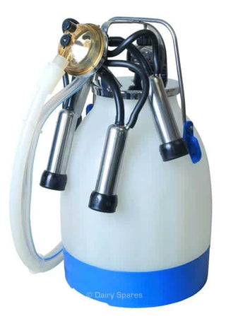 Eco Milk Bucket complete with pulsator and cluster (30L)